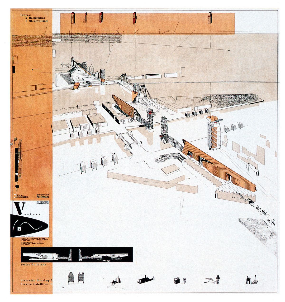 Architekturburo Bolles•Wilson: Railway Tunnel Site Planning Study, Rotterdam