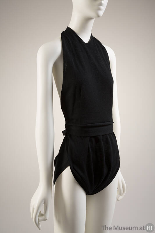 Claire McCardell: Swimsuit (1942) Wool jersey and metal