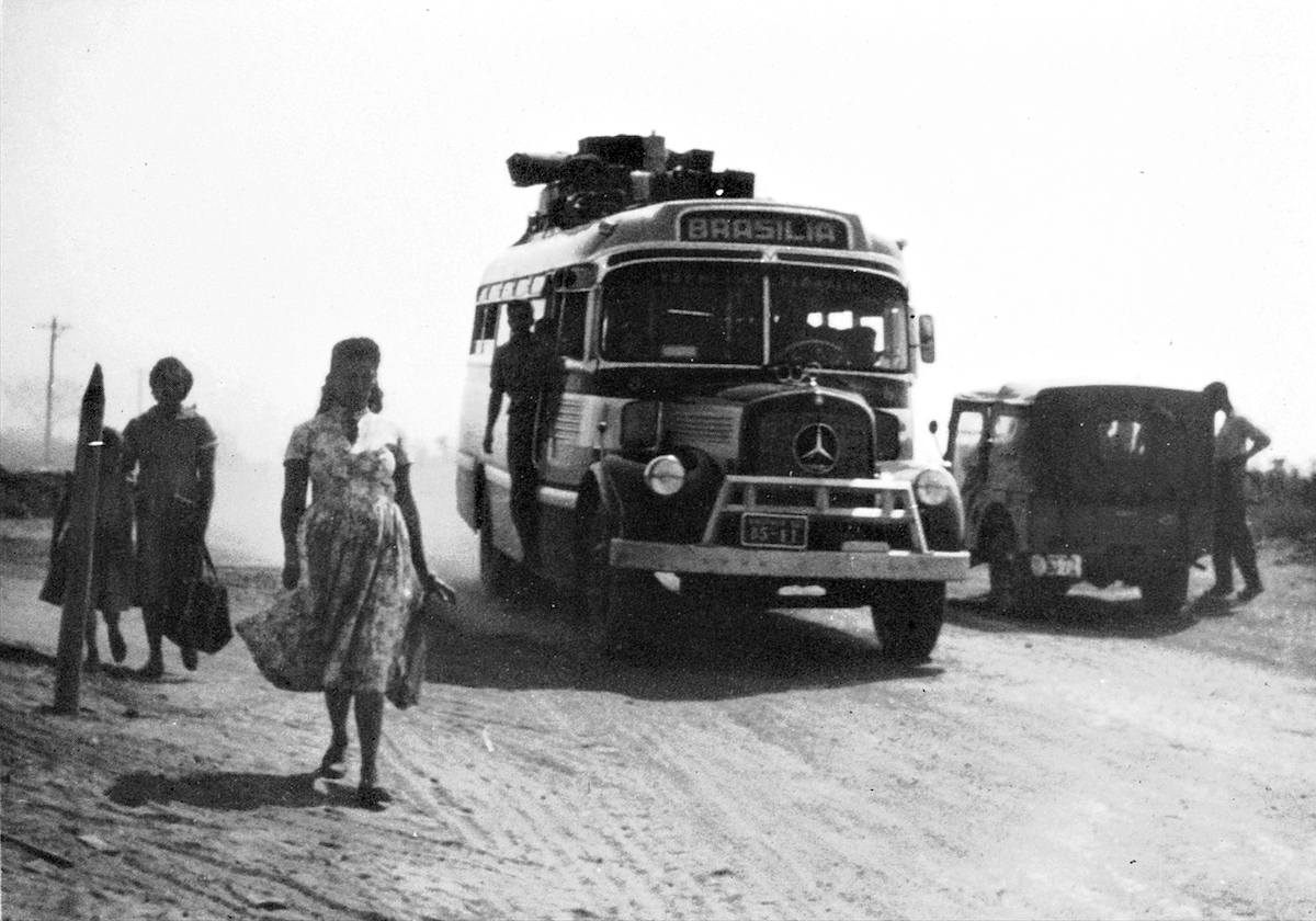 Pioneers arriving in Brasília. Archive Photo c. 1958