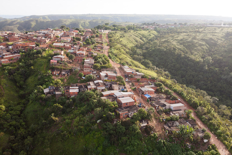 Aerial View of Invasion, Vila Rabêlo, Distrito Federal, 2011