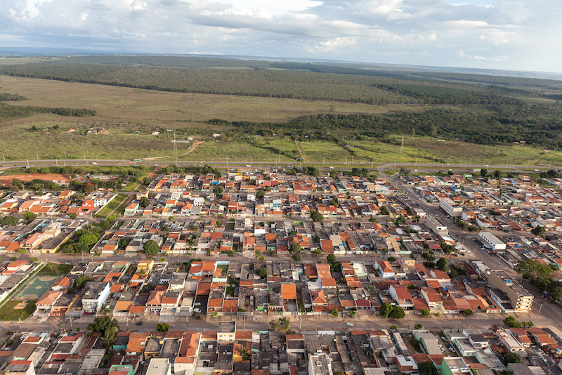 Aerial View of Taguatinga, Distrito Federal, 2011