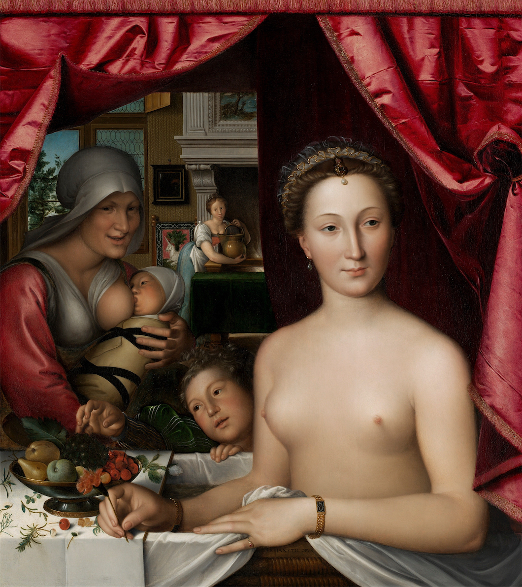 François Clouet: A lady in her bath, c.1571